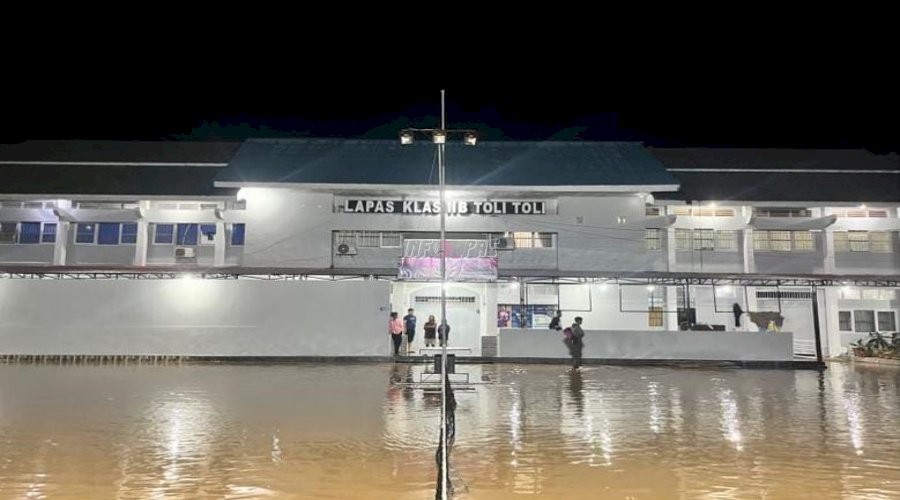 Lapas Tolitoli Pastikan Keamanan Terkendali Pascabanjir Landa Kab. Tolitoli