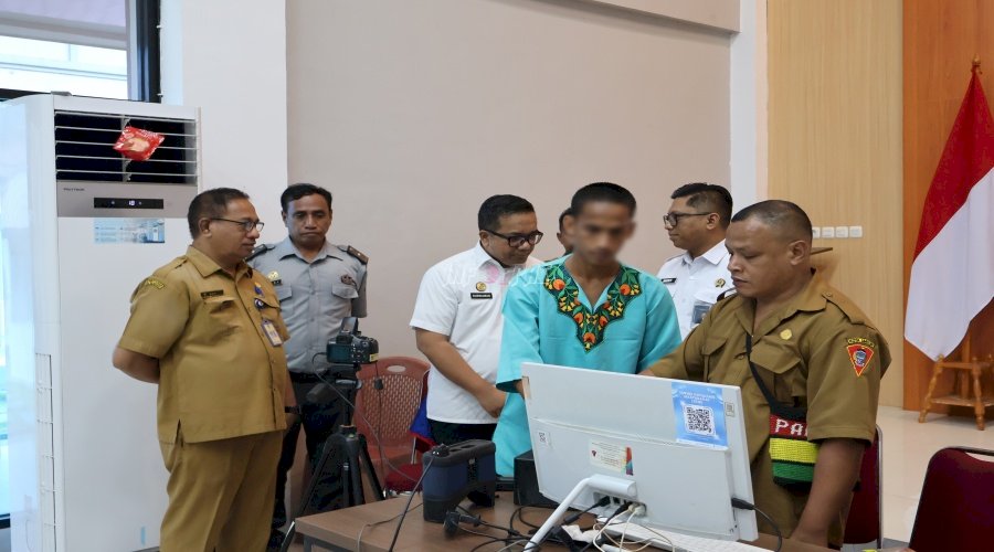 LPKA Ambon dan Disdukcapil Kota Ambon Permudah Anak Binaan Miliki Identitas Kependudukan