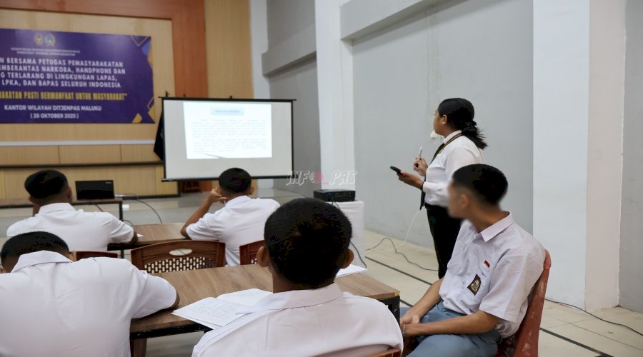 LPKA Ambon Dukung Pendidikan Anak Binaan lewat E-Learning Paket C