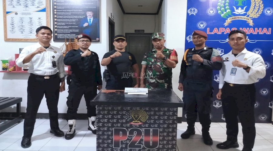 Sinergi Lapas Wahai dan Koramil 1502-05, Ciptakan Lingkungan Pemasyarakatan Kondusif