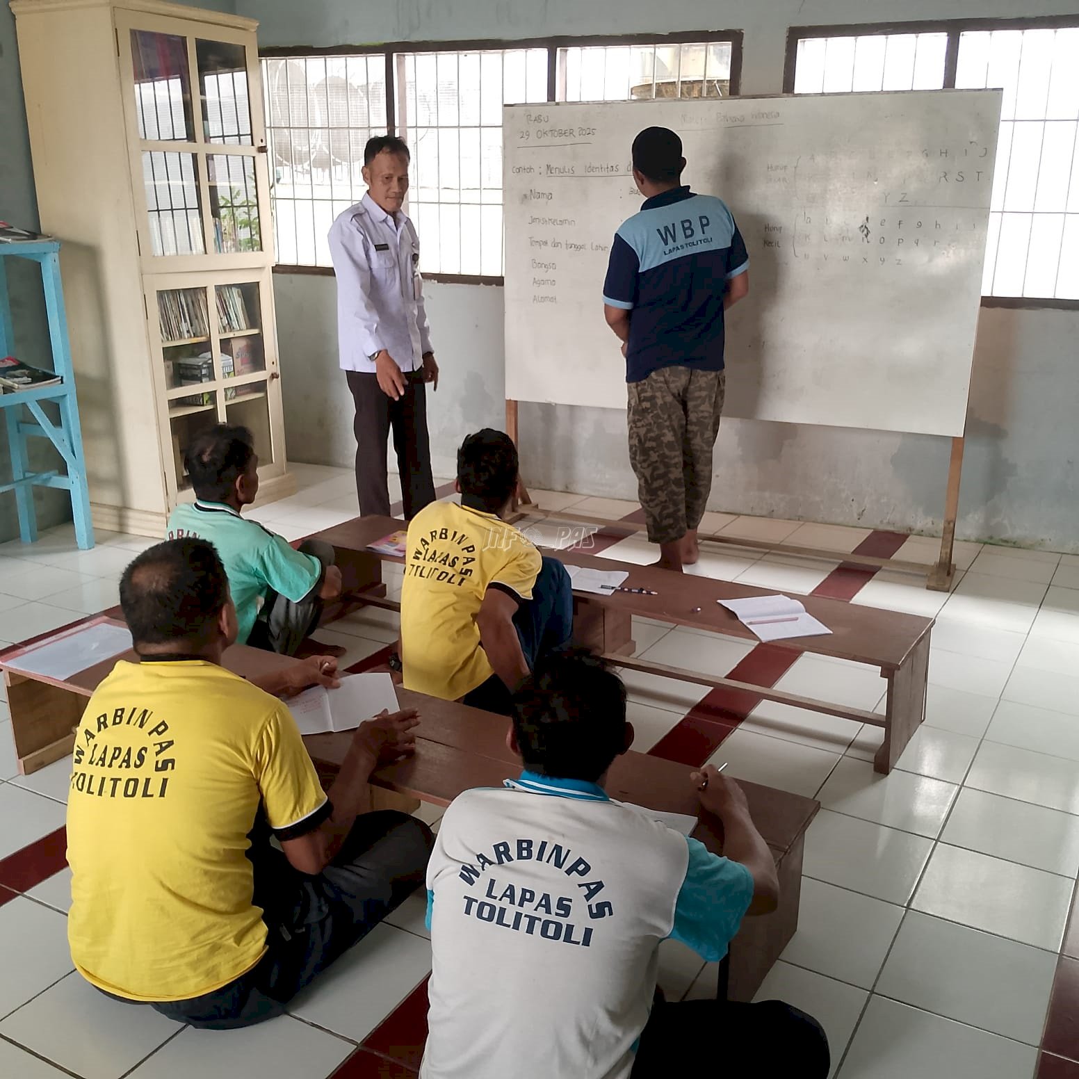 Lapas Tolitoli Berantas Buta Aksara, Warga Binaan Antusias Belajar