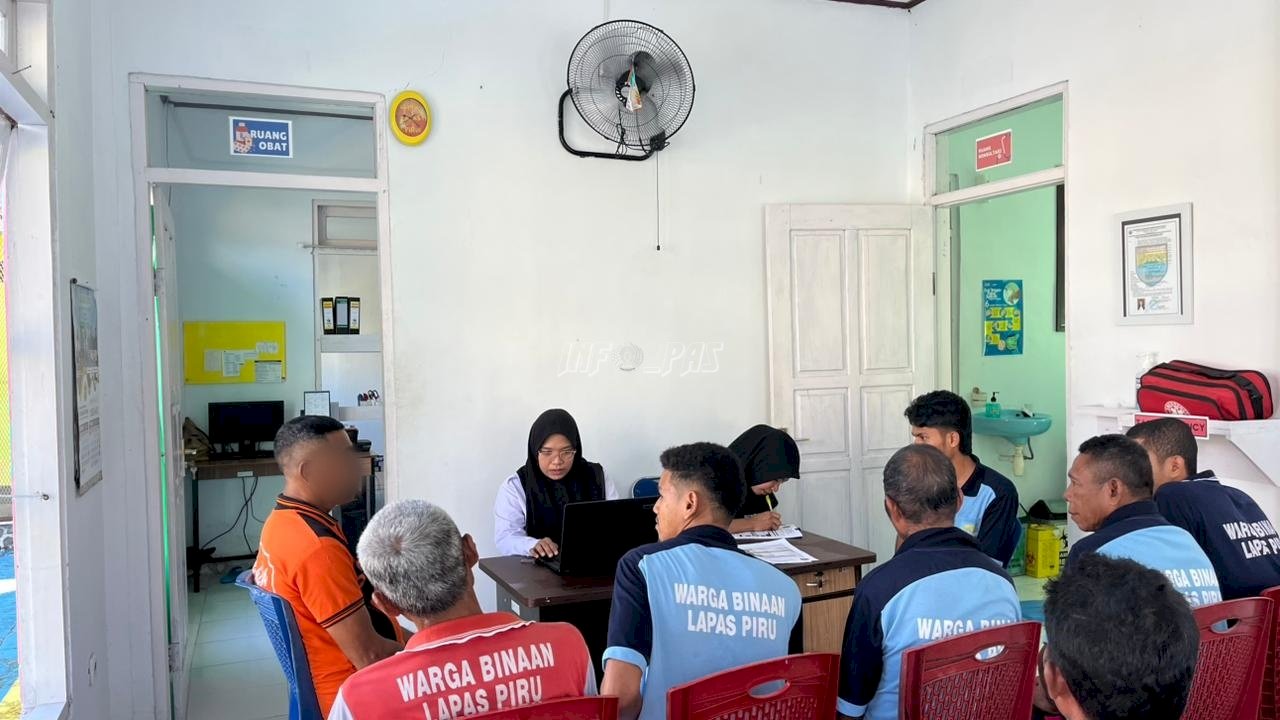 Dari Lapas untuk Sehat Bersama, Komitmen Lapas Piru Wujudkan Lingkungan Bebas TBC