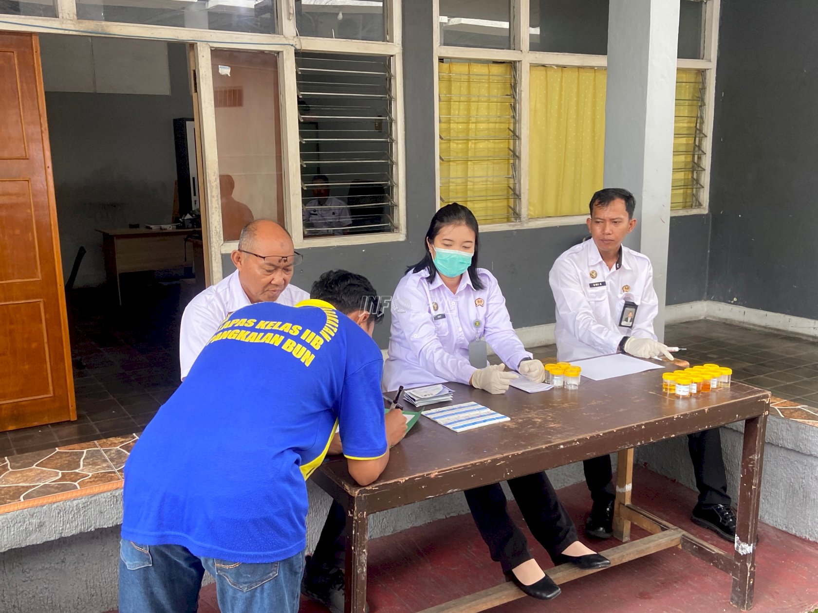 Lapas Pangkalan Bun Gelar Tes Urine, Perkuat Komitmen Antinarkoba