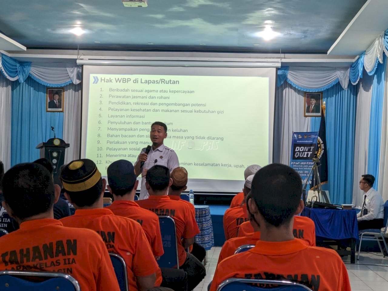 Kanwil Ditjenpas Kalsel Perkuat Kesadaran Hukum Warga Binaan melalui Penyuluhan di Lapas Banjarmasin
