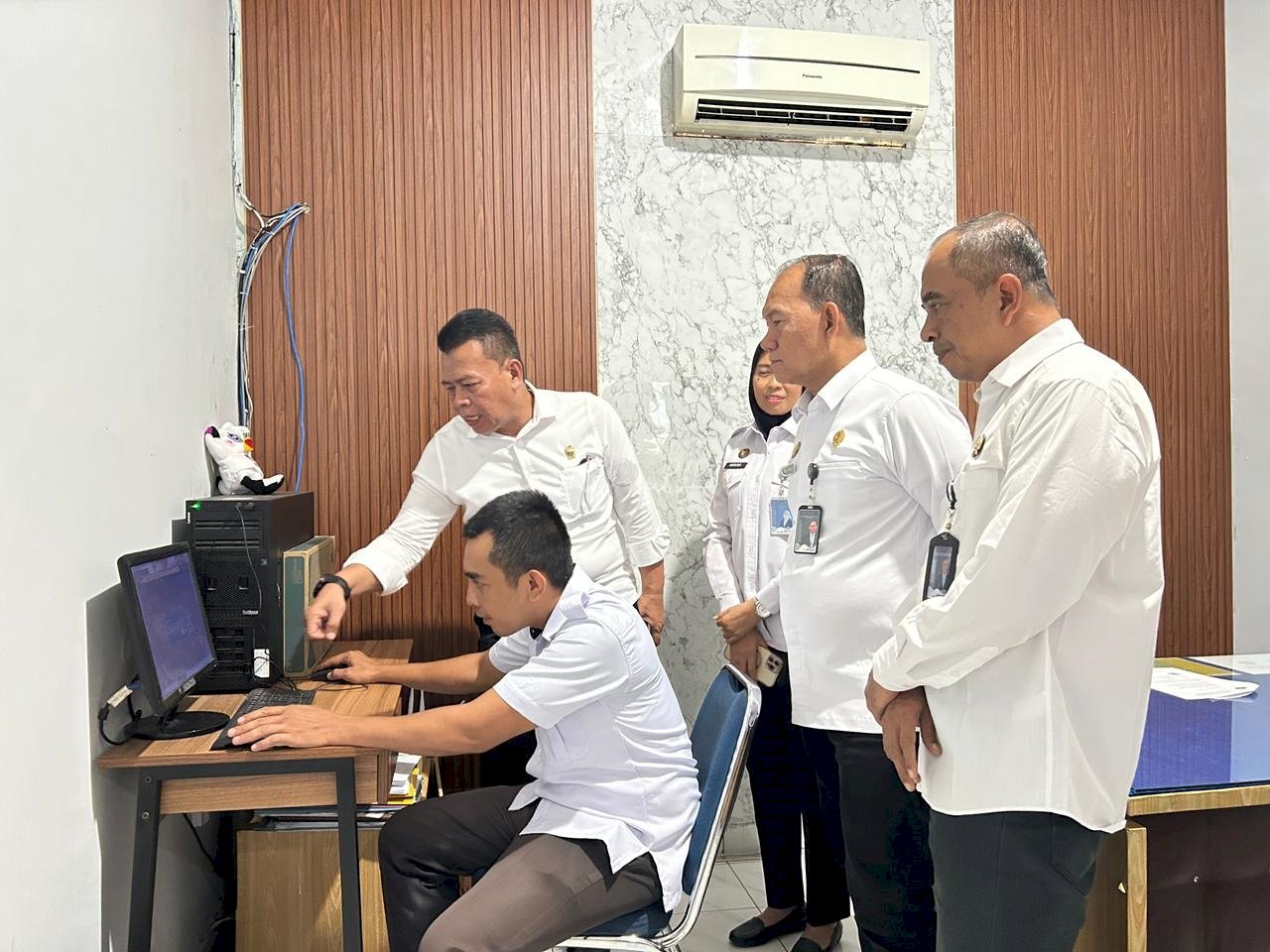 Kanwil Ditjenpas Babel Dampingi Diryantah Pastikan Pelayanan UPT Pemasyarakatan Prima