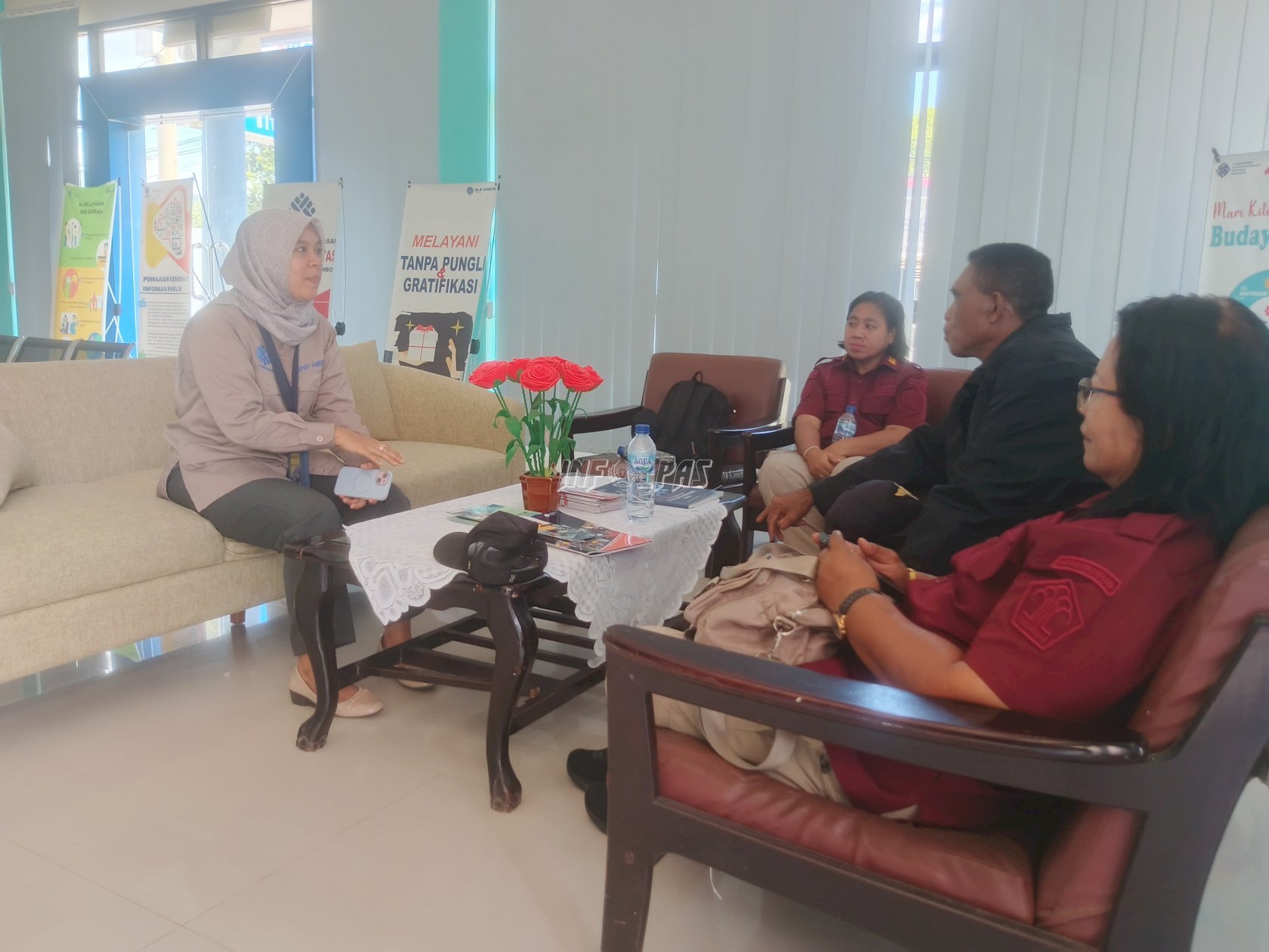 Lapas Saparua Jajaki Kerja Sama Pelatihan Kemandirian Bersama BPVP Ambon