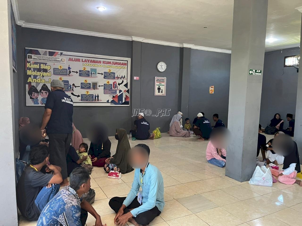 Lapas Dharmasraya Layani Kunjungan Keluarga dengan Humanis dan Tertib