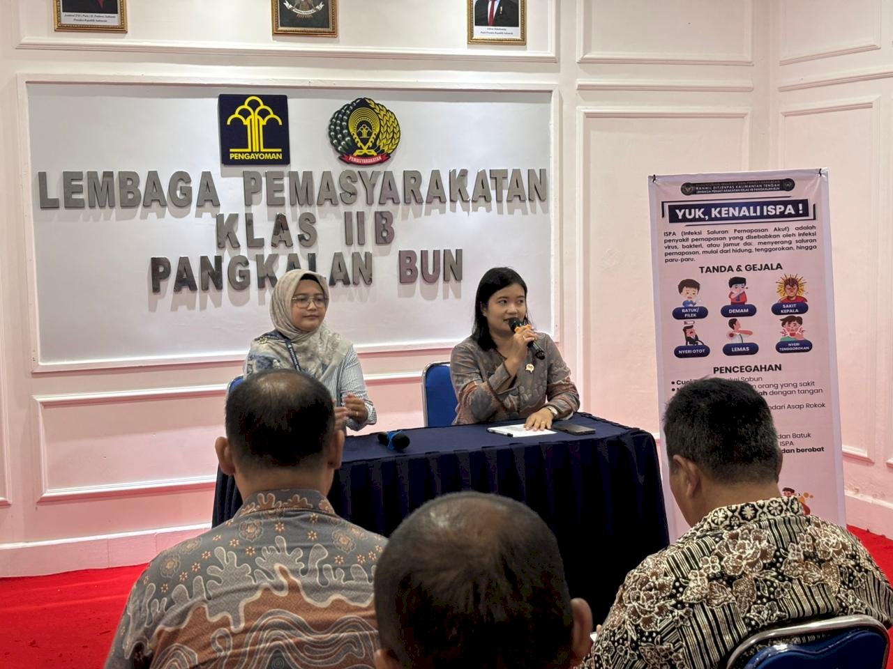 Lapas Pangkalan Bun Gelar Edukasi Kesehatan Cegah ISPA bagi Petugas