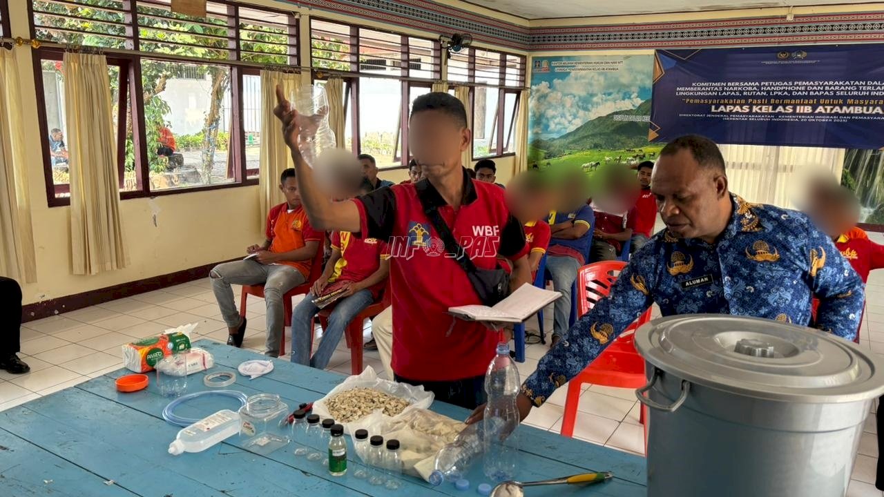 Lapas Atambua Latih Warga Binaan Produksi VCO dan Sabun Mandi