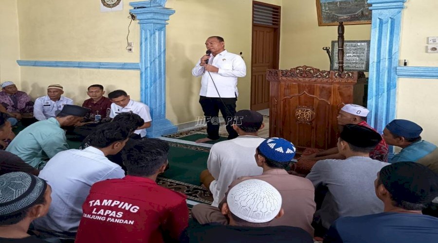  Cek Layanan Kesehatan dan Pembinaan, Kakanwil Ditjenpas Babel Sambangi Lapas Tanjungpandan