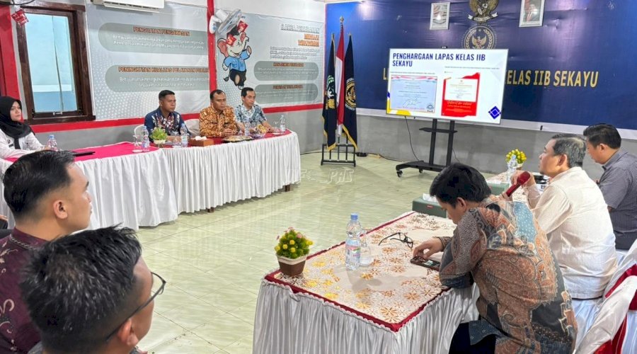 Lapas Sekayu Dukung Penilaian Pelayanan Publik oleh Ombudsman Sumsel 