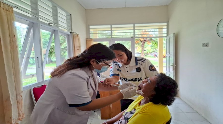 Lapas Perempuan Ambon Gelar Layanan Kesehatan Gigi dan Mulut di Panti Werda Ina Kaka Ambon