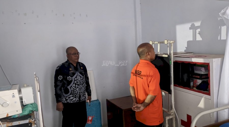 Warga Binaan Lapas Saparua Jalani Rontgen Dada, Seluruhnya Negatif TBC