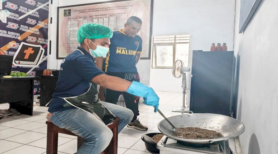 Lapas Bandanaira Dorong UMKM Berkelanjutan lewat Pembuatan Sambal Motraing