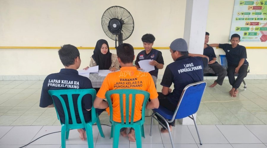  Pulihkan Harapan, Klinik Pratama Lapas Pangkalpinang Tanamkan Afirmasi Positif Warga Binaan