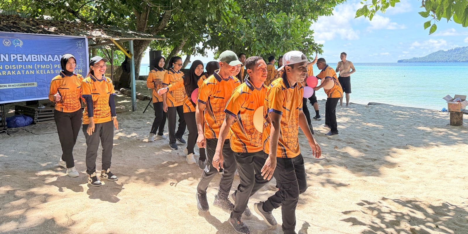 Pererat Kekompakan, Lapas Ambon Gelar Pembinaan FMD