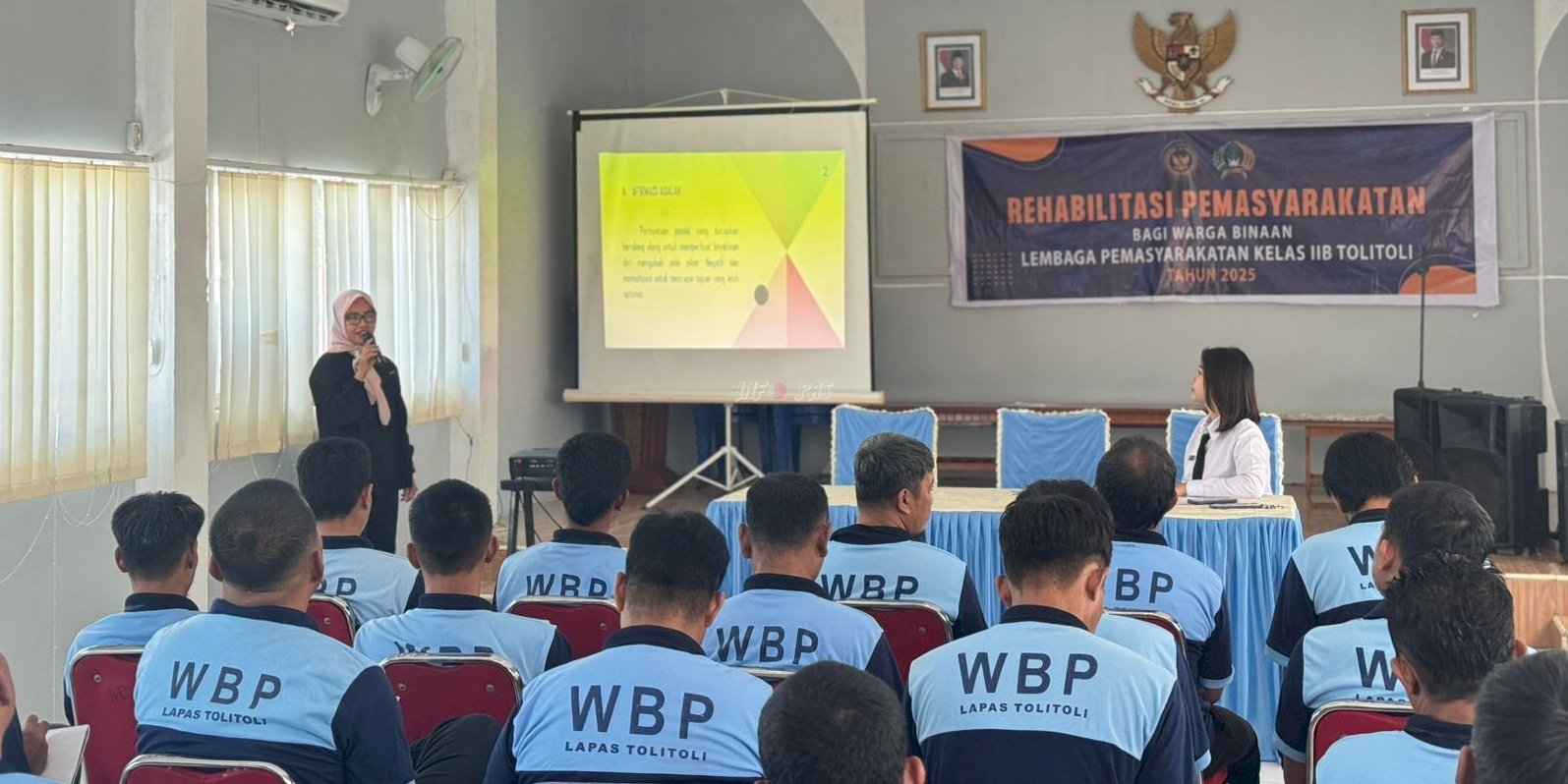 Lapas Tolitoli Lanjutkan Rehabilitasi Pemasyarakatan, Berikan Materi Afirmasi Positif Warga Binaan