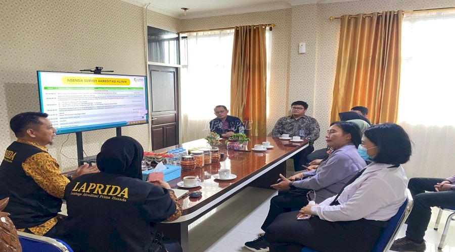 Simulasi Akreditasi Klinik, Lapas Luwuk Berkomitmen Tingkatkan Kualitas Layanan Kesehatan Warga Binaan