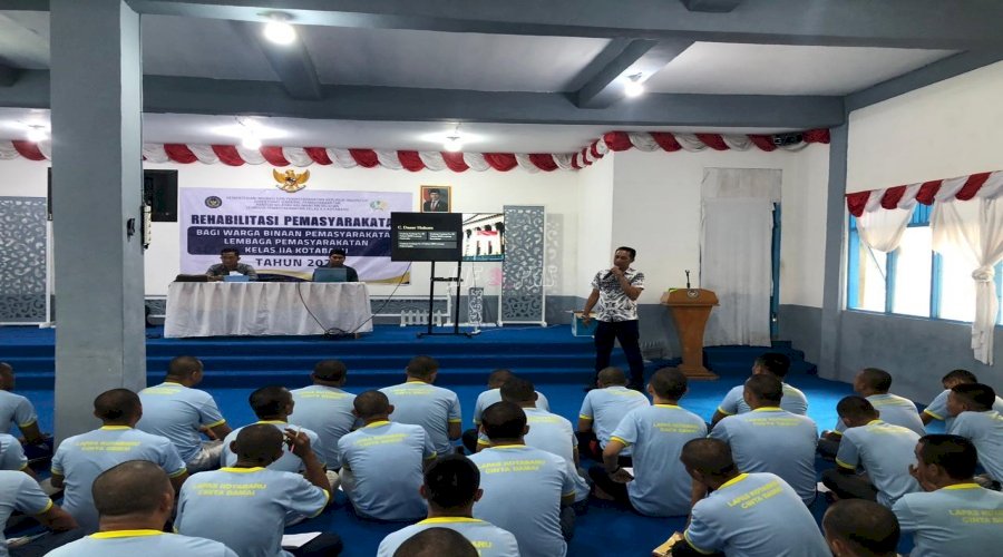 Masuki Hari Ke-6, Rehabilitasi Warga Binaan Lapas Kotabaru Hadirkan Konselor Adiksi