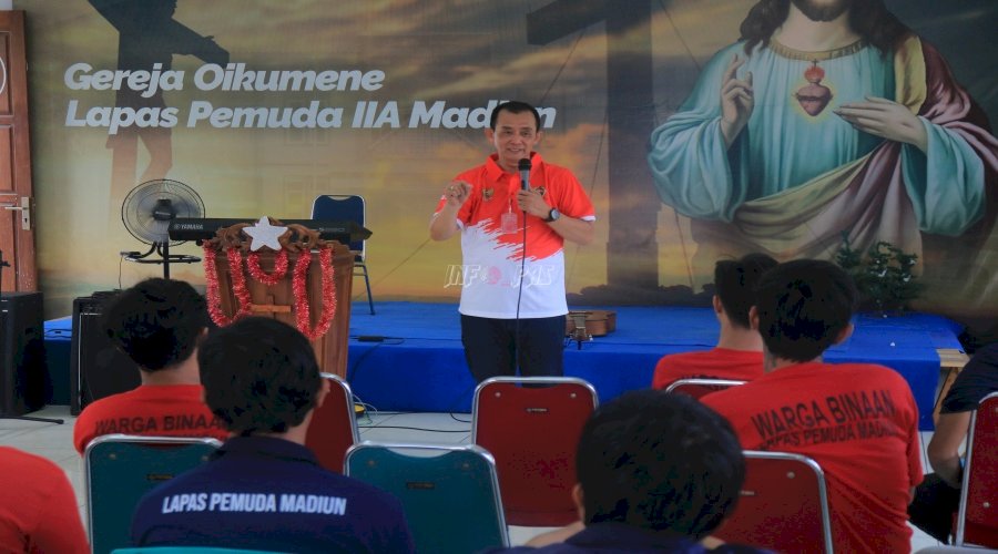 Lapas Pemuda Madiun Gelar Pembinaan Rohani bersama Yayasan Pondok Kasih Surabaya dan Kemenag Kota Madiun