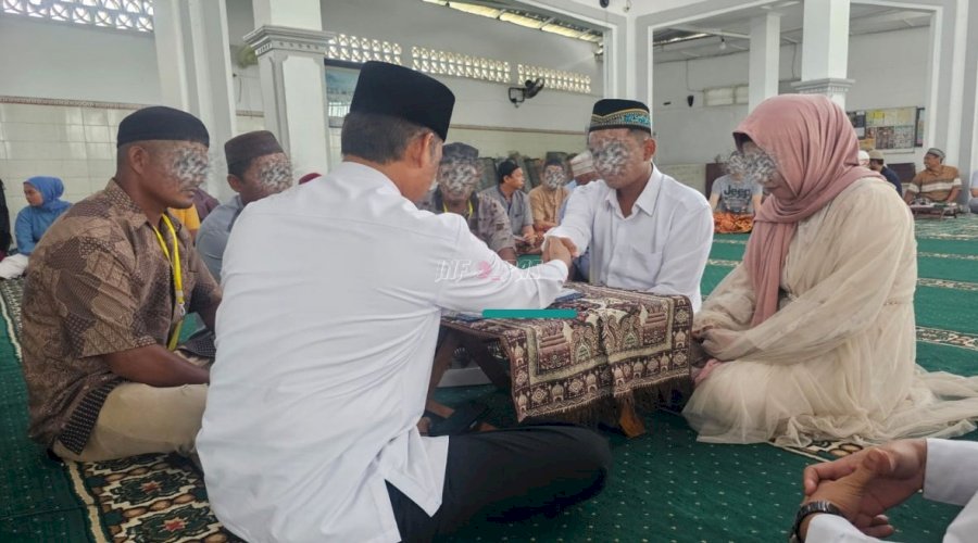  Lapas Pangkalpinang Fasilitasi Akad Nikah Warga Binaan