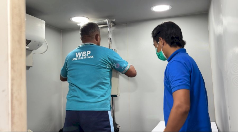Lapas Luwuk Gandeng Dinkes Banggai, Gelar Pemeriksaan Rontgen Dada bagi Warga Binaan