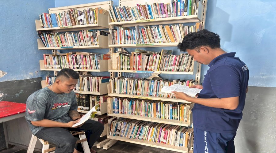 Dorong Budaya Literasi, Rutan Majene Penuhi Fasilitas Bacaan Warga Binaan 