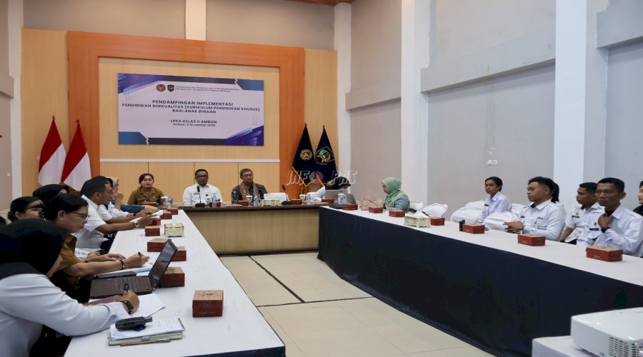 LPKA Ambon Sambut Kunjungan Tim Direktorat Binapi Anbin, Bahas Penyusunan Kurikulum Pembinaan Anak