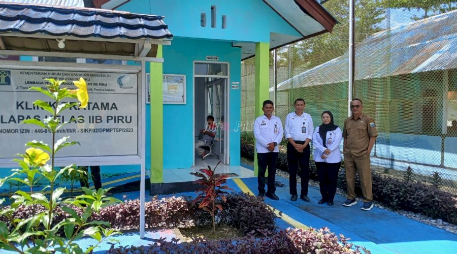 Lapas Piru Terima Kunjungan Dinkes Kab. SBB, Tinjau Kesiapan Program Penanggulangan TBC Tahun 2025