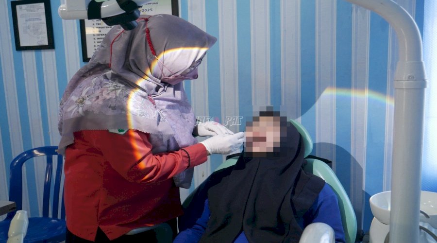 Penuhi Hak Kesehatan Gigi Warga Binaan, Lapas Perempuan Martapura Gandeng Puskesmas Martapura 1