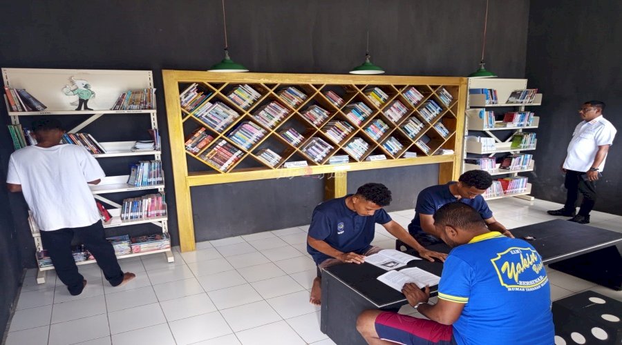 Karutan Masohi Tinjau Perpustakaan, Dorong Optimalisasi Pembinaan dan Minat Baca Warga Binaan