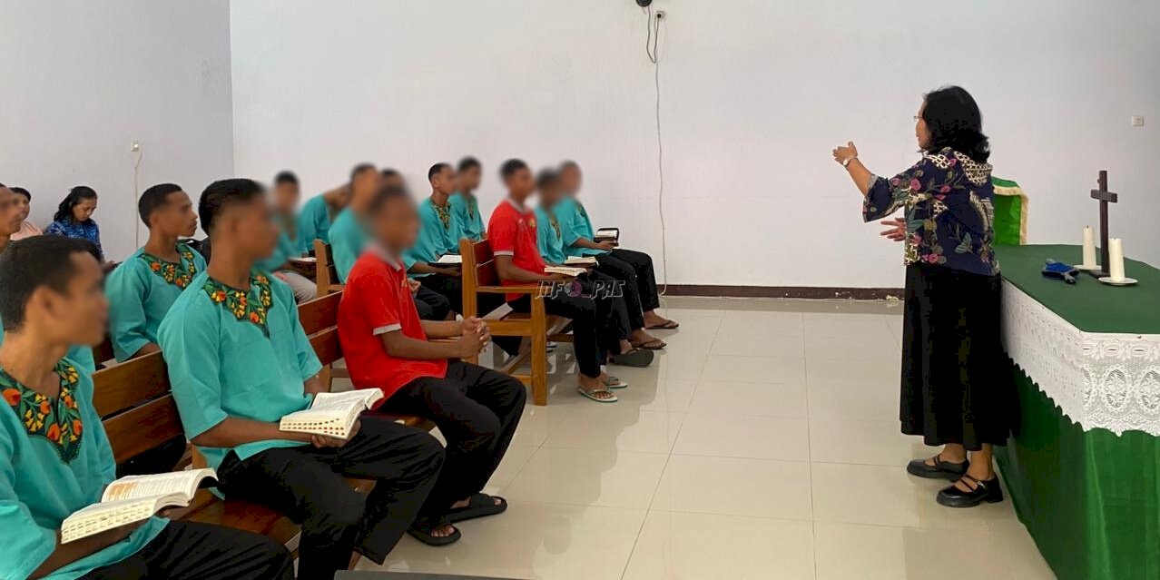 LPKA Ambon Berikan Pembinaan Disiplin Rohani Pribadi kepada Anak Binaan