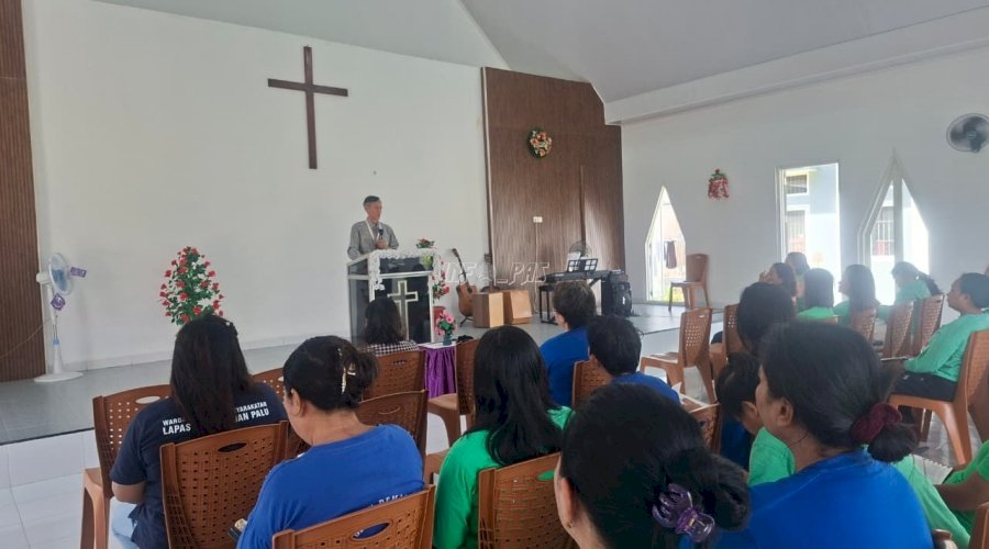 Lapas Perempuan Palu Gandeng Sahabat Kota Sejati Gelar Pembinaan Kerohanian Warga Binaan