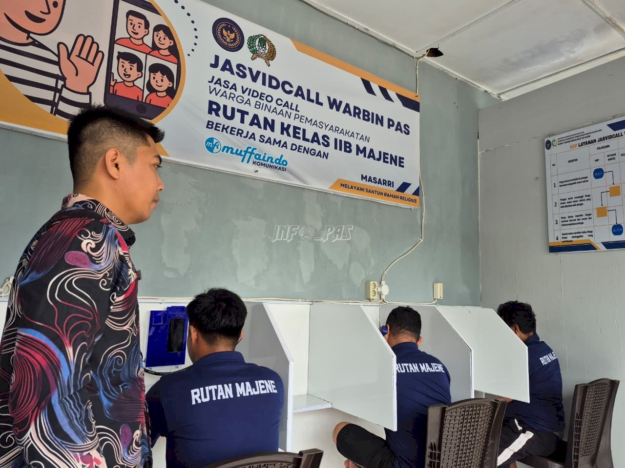 Wujudkan Layanan Humanis, Rutan Majene Hadirkan Wartelsuspas bagi Warga Binaan