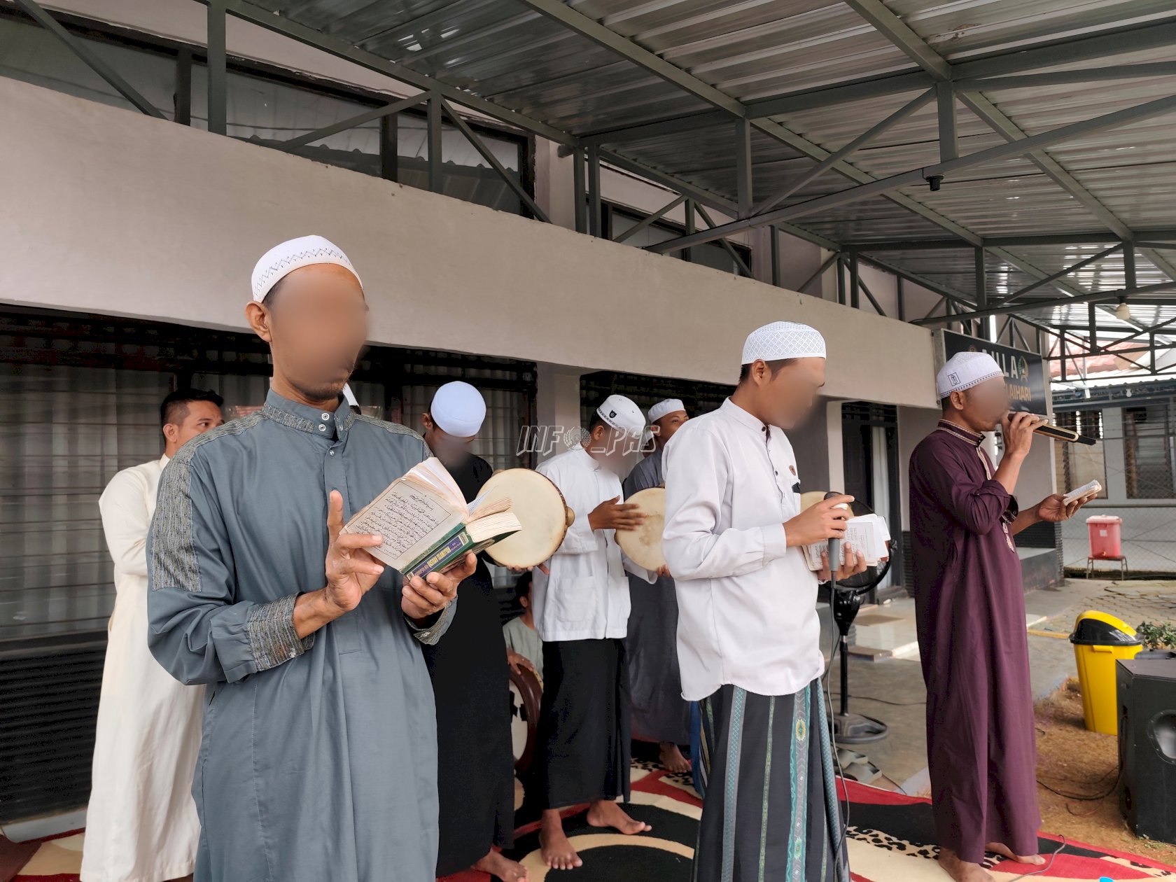 Rutan Pelaihari Hidupkan Suasana Kunjungan dengan Penampilan Habsy Warga Binaan