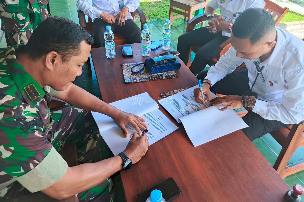 Lapas Wahai dan Koramil 1502-05 Teken PKS Perkuat Sinergi Pengamanan