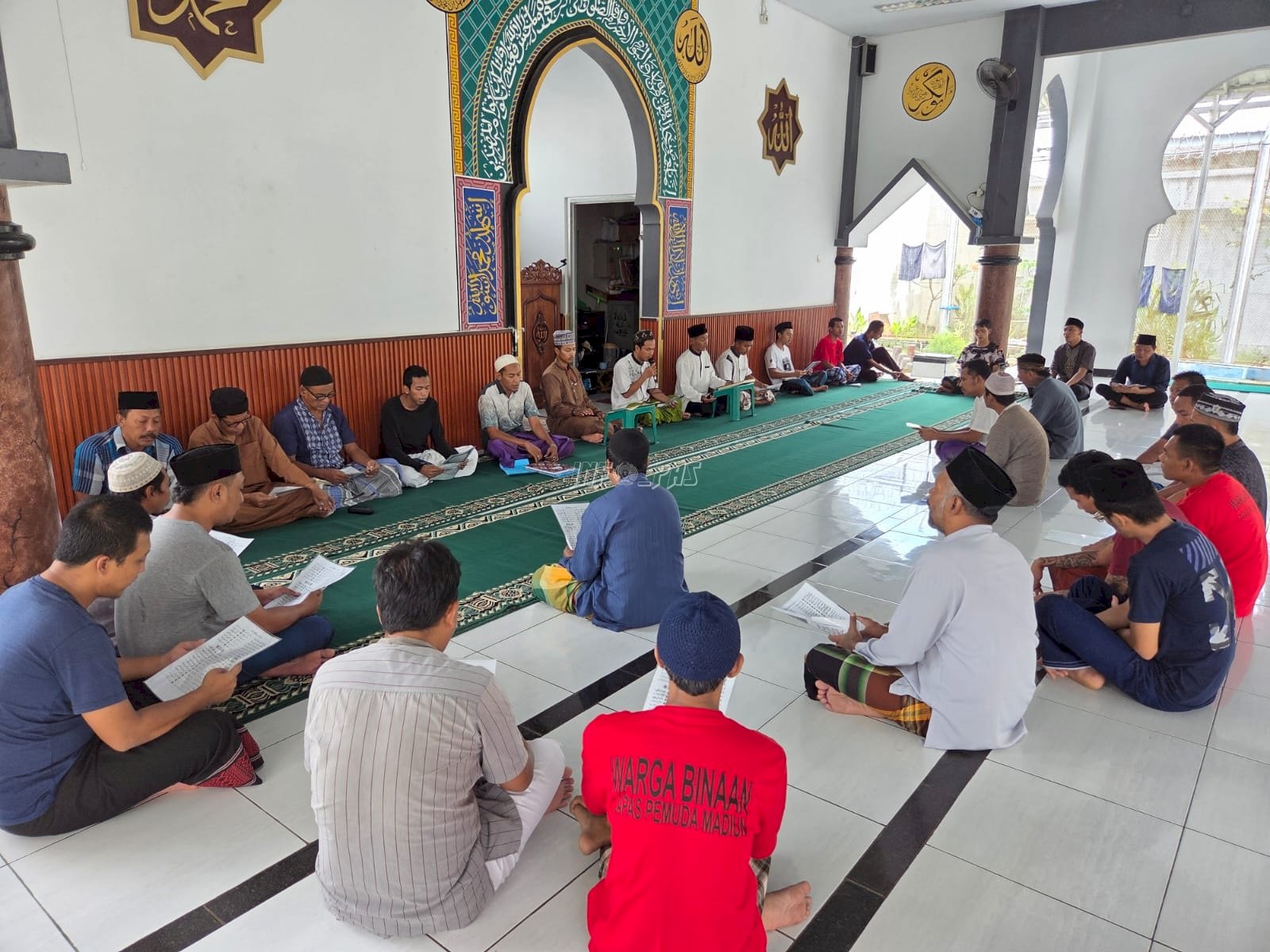 Yasinan dan Pengajian Rutin, Lapas Pemuda Madiun Perkuat Iman Warga Binaan