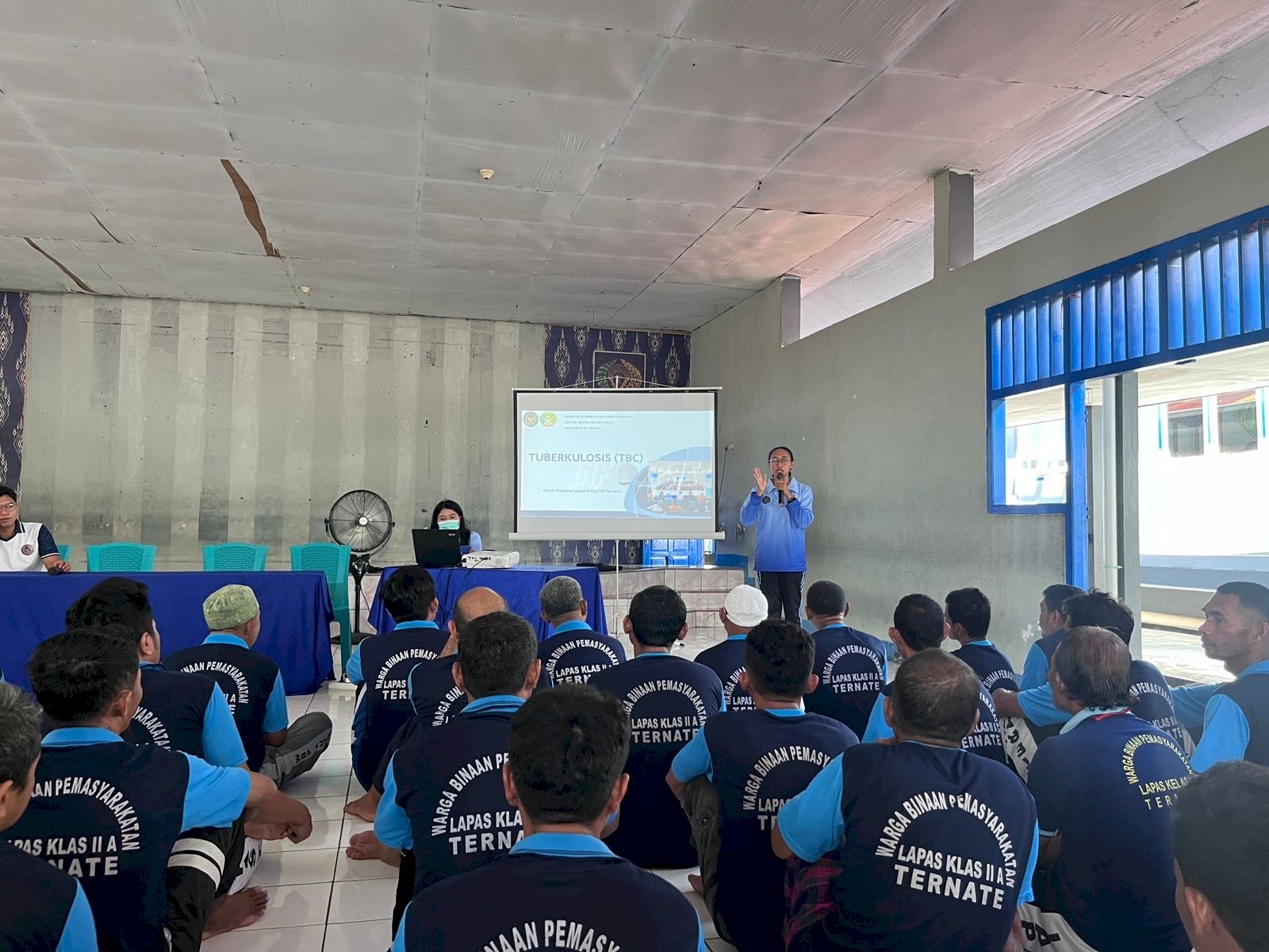Lapas Ternate Ajak Warga Binaan Cegah Penyakit Menular Lewat Sosialisasi TBC dan HIV/AIDS