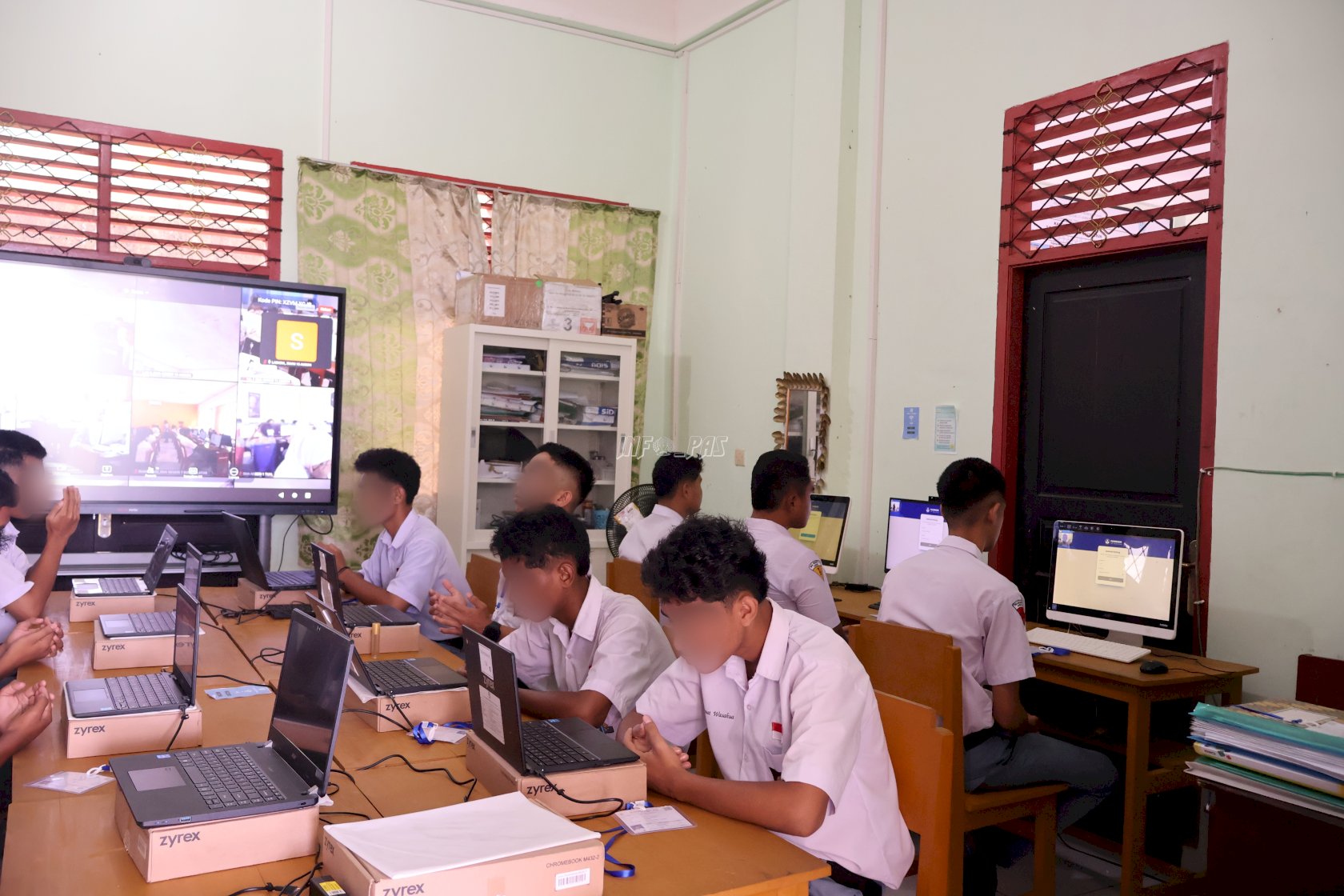 Penuhi Hak Pendidikan, LPKA Ambon Dampingi Anak Binaan Ikuti Tes Kompetensi Akademik