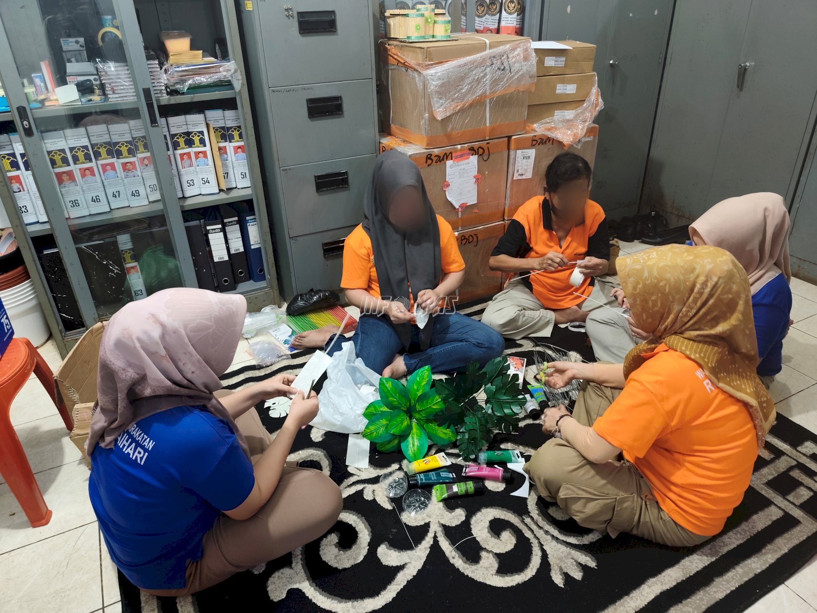 Warga Binaan Rutan Pelaihari Asah Kreativitas lewat Pembinaan Kerajinan Tangan