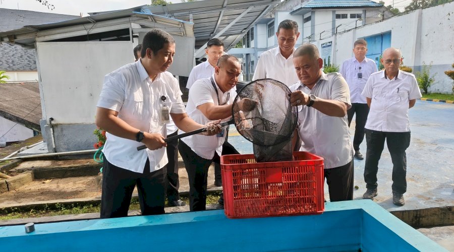 Panen 100 Kg Lele, Bukti Nyata Pembinaan Kemandirian di Lapas Kotabaru