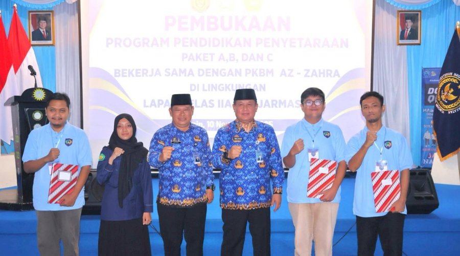 Kanwil Ditjenpas Kalsel Dorong Kesetaraan Pendidikan bagi Warga Binaan