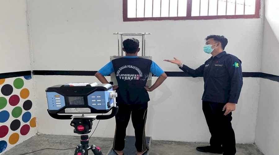 Lapas Ternate Gelar Skrining TBC lewat Rontgen Dada, Dukung Indonesia Bebas TBC 2030