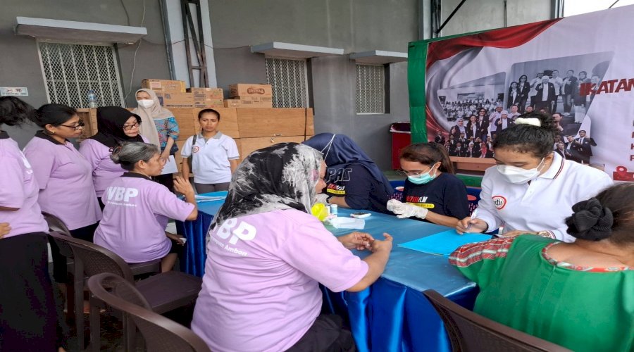 Lapas Perempuan Ambon dan IDI Kota Ambon Laksanakan Pemeriksaan dan Penyuluhan Kesehatan Spesialistik