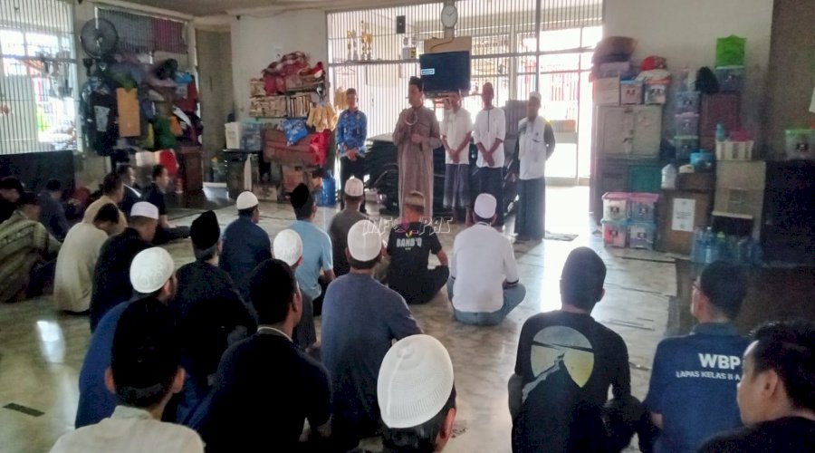 Warga Binaan Lapas Jambi Tingkatkan Spiritual dengan Belajar Mengaji Al-Qur’an dan Iqra 