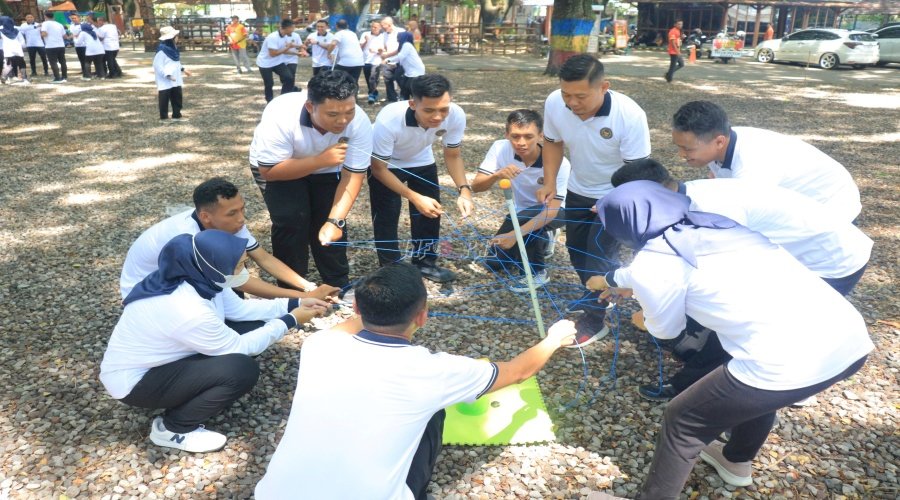 Lapas Pemuda Madiun Bangun Kekompakan dan Kedisiplinan Petugas lewat Pembinaan FMD