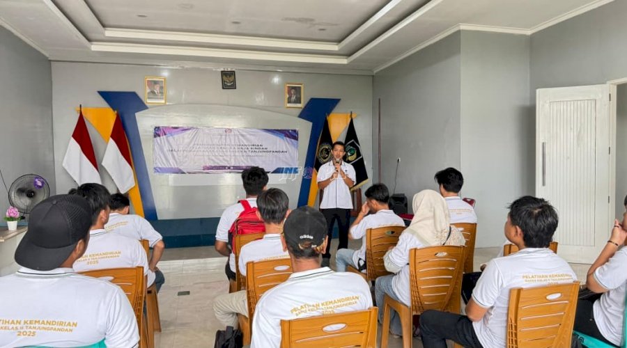 Klien Bapas Tanjungpandan Belajar Pertukangan Baja Ringan dan Hidroponik