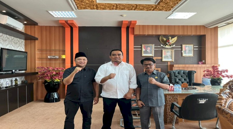 Kalapas Dharmasraya Bahas Pembinaan dan Pemberdayaan Warga Binaan dengan Ketua DPRD Kab. Dharmasraya