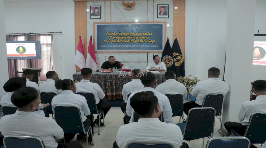 Kanwil Ditjenpas Papua Barat Perkuat Sistem Keamanan lewat Pelatihan Intelijen Pemasyarakatan