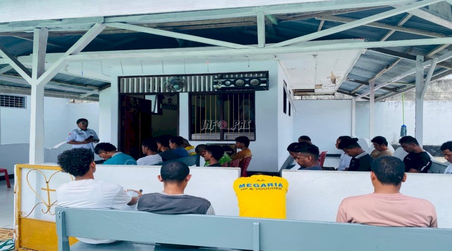 Tingkatkan Spiritualitas Warga Binaan, Lapas Tual Konsisten Laksanakan Pembinaan Rohani